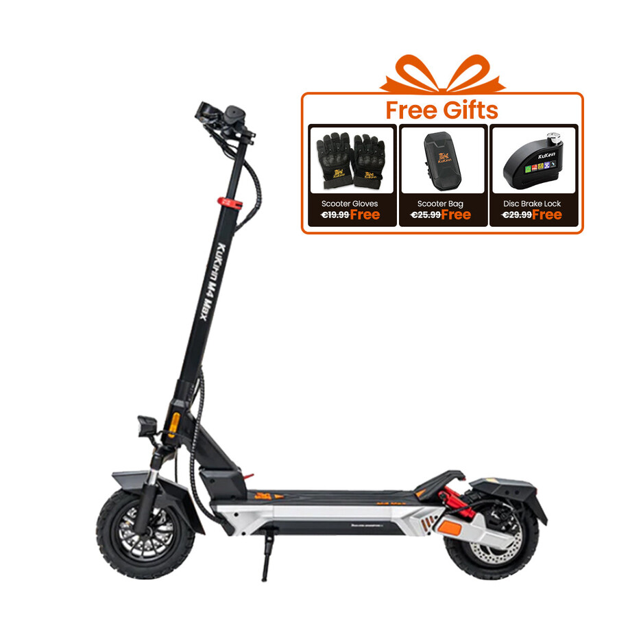 kukirin m4 max elscooter – pro-fjädring och metallfinish