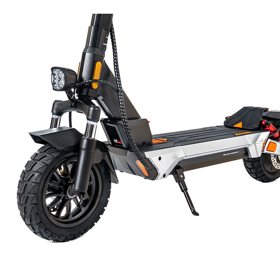 kukirin m4 max elscooter – pro-fjädring och metallfinish