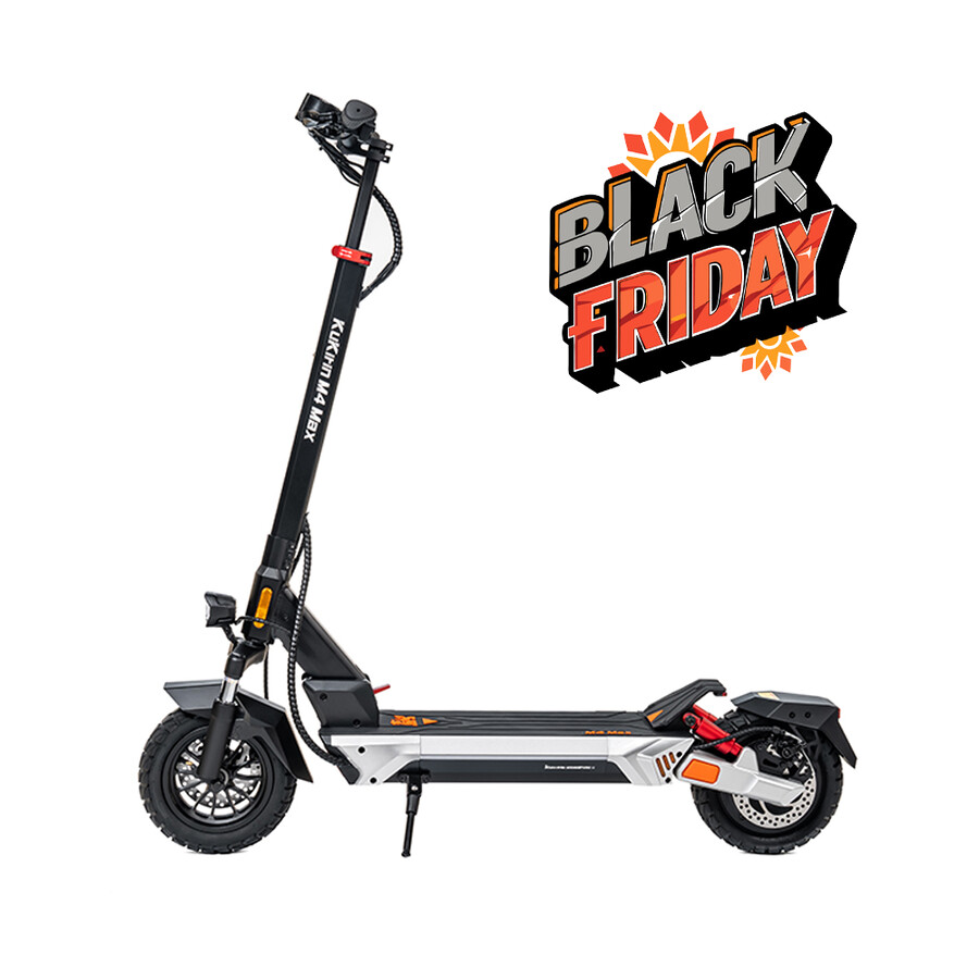 kukirin m4 max elscooter – pro-fjädring och metallfinish
